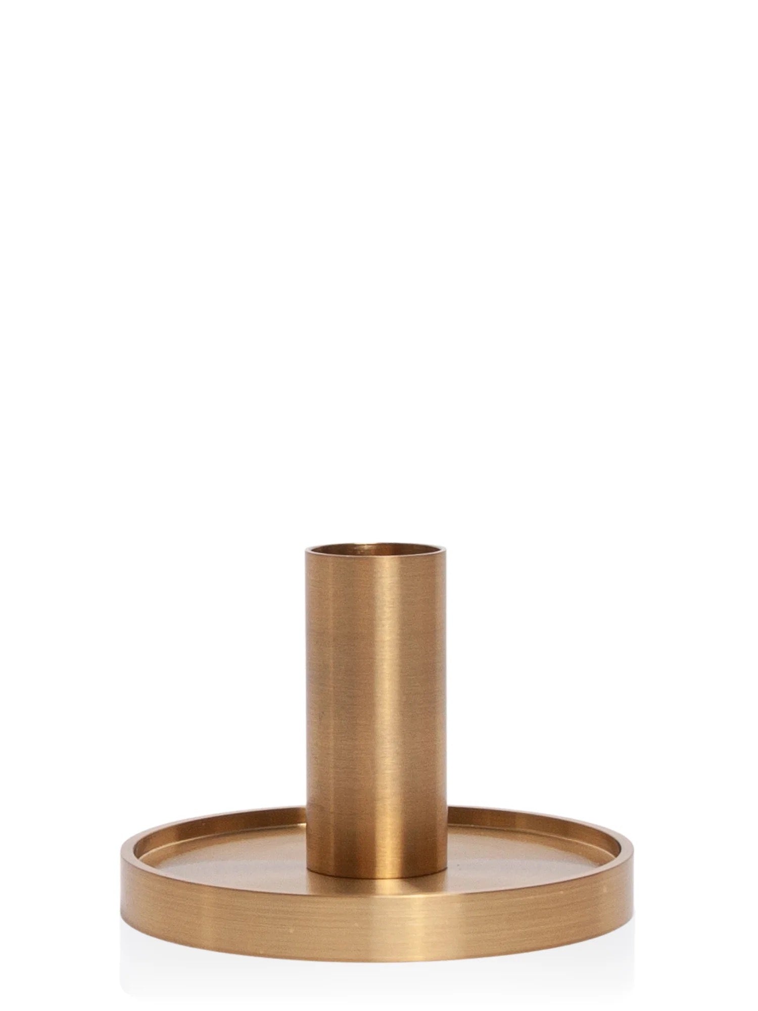 Gold Metal Candle Holder